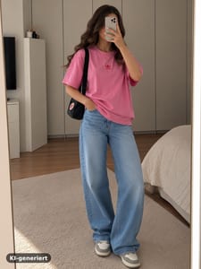 Damen Adidas T-Shirt in Pink in der Größe L Neu – Rosa